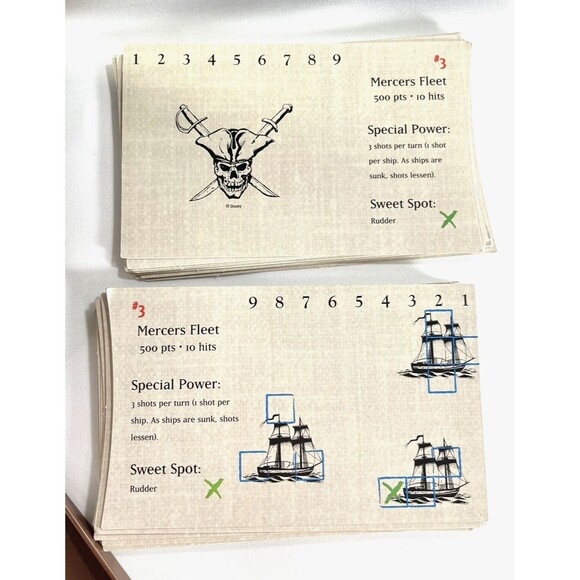 Battleship Command Pirates of the Caribbean 2006 Milton Bradley Complete - Picture 4 of 14